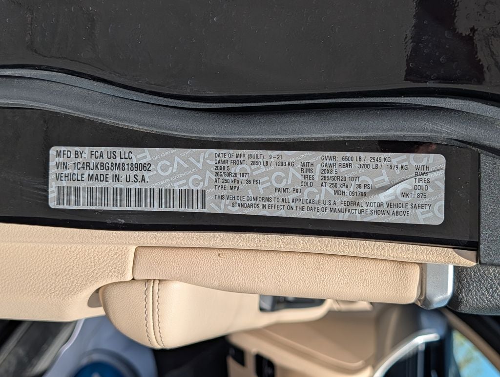 2021 Jeep Grand Cherokee L Limited