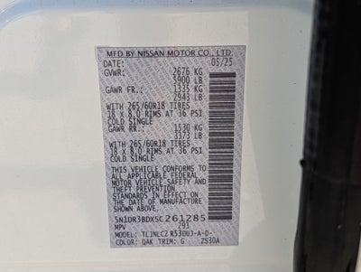 2025 Nissan Pathfinder Rock Creek