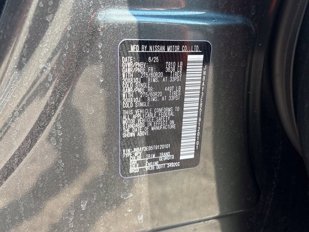 2026 Nissan Armada Platinum 4WD