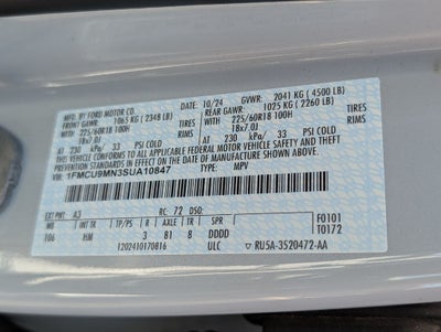 2025 Ford Escape ST-Line