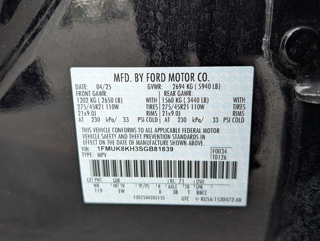 2025 Ford Explorer ST-Line