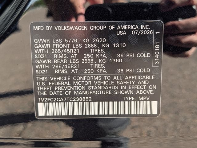 2026 Volkswagen Atlas Cross Sport SEL Premium R-Line