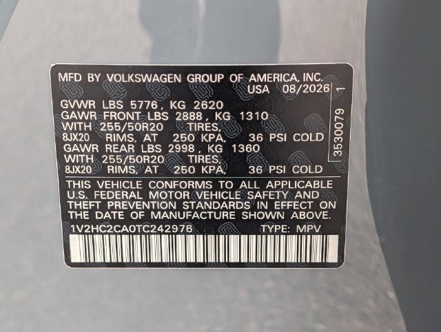 2026 Volkswagen Atlas Cross Sport SE w/Technology