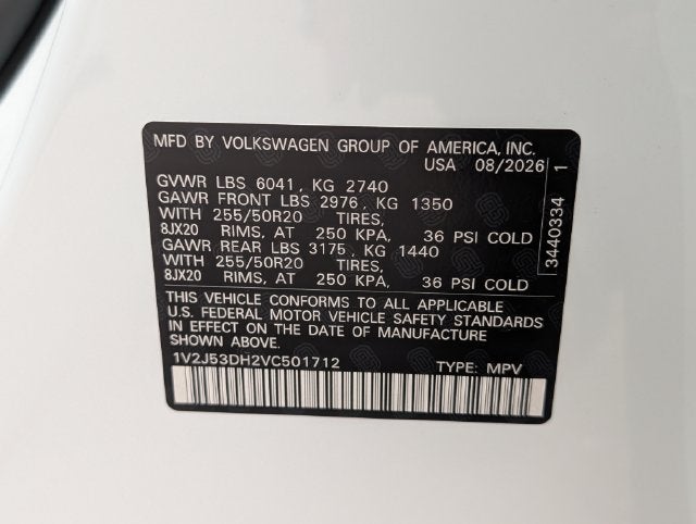 2027 Volkswagen Atlas SE w/Technology