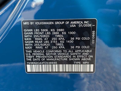 2026 Volkswagen Atlas 2.0T SE w/Technology