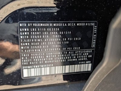 2026 Volkswagen Tiguan 2.0T SE