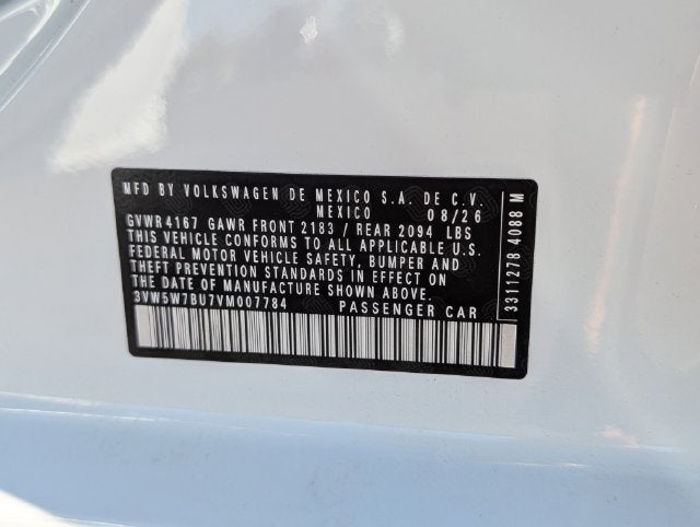 2027 Volkswagen Jetta 1.5T S